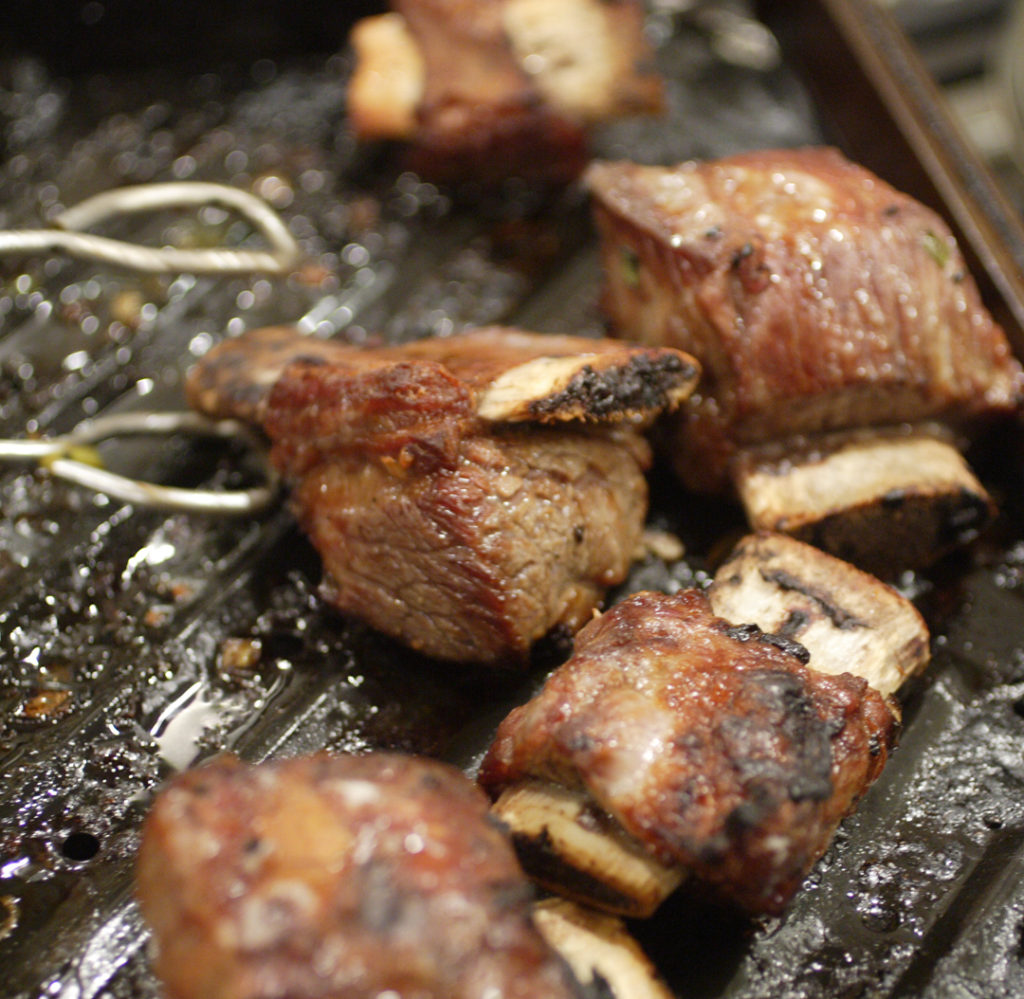 Opa Werner’s Kalbi Beef Spatulatta